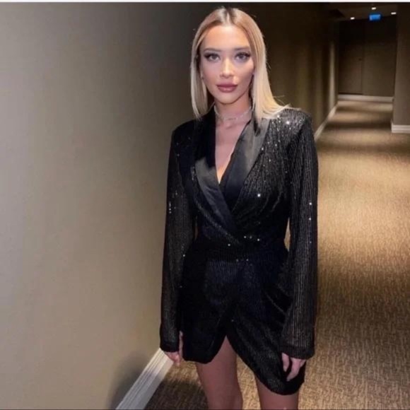 Zara sequin blazer dress - Picture 2 of 11